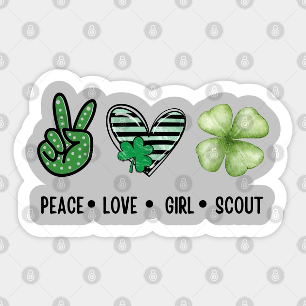 Peace Love Cookie Scout For Girls Bakery Cookie Season Sticker by Adam4you